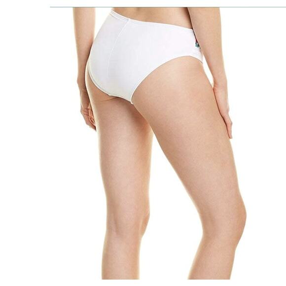 NWT La Blanca Rainbow Woven Waistband  Bikini  Bottom Sz 14 - Picture 2 of 6